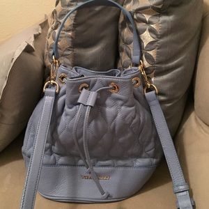 Gorgeous baby blue leather Vera Bradley bag