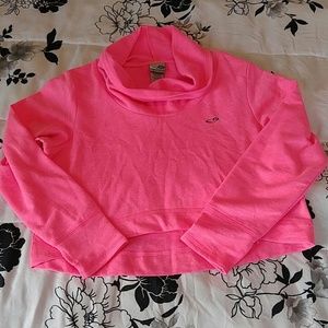 3/4 sleeve crop top sweat shirt