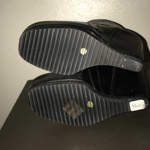 **SOLD**RICK OWENS Pull On Boot Ankle Wedged Heel - Picture 3 of 4