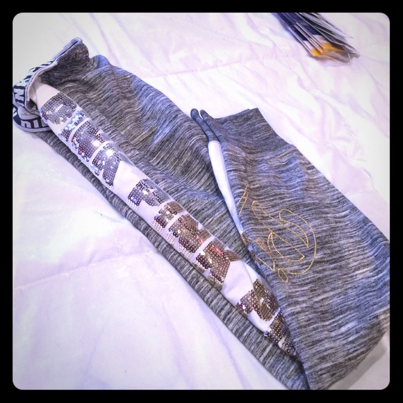 Vs pink bling sweats