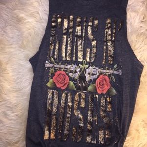 Guns & Roses cut off tee
