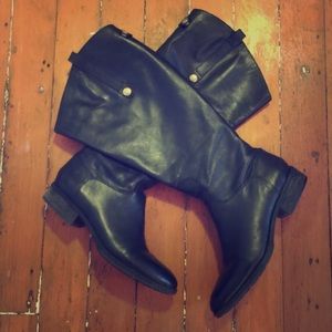 Black Sam Edelman Wide Calf "Penny" boots!