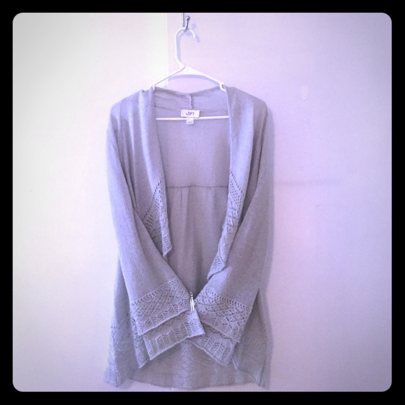 LOFT cardigan - heather gray