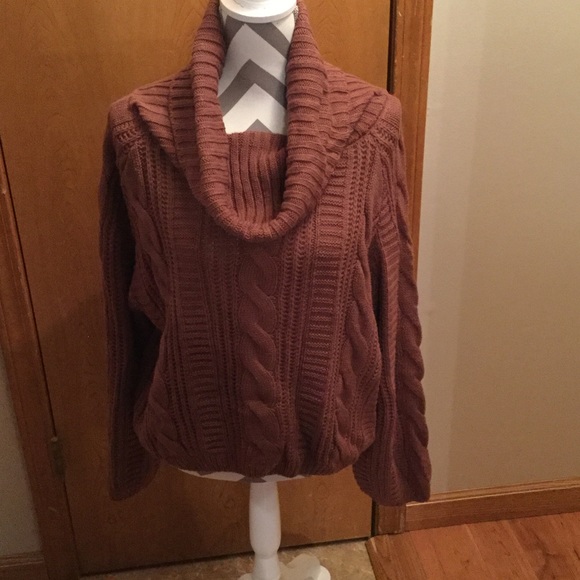 Charlotte Russe size large brown sweater