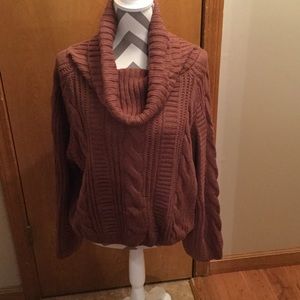 Charlotte Russe size large brown sweater