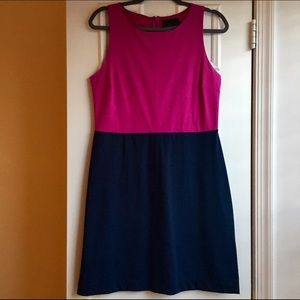Cynthia Rowley scuba color block dress