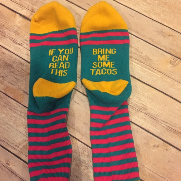 Tacos Socks!!! 🌮🌮🌮 - Picture 2 of 3