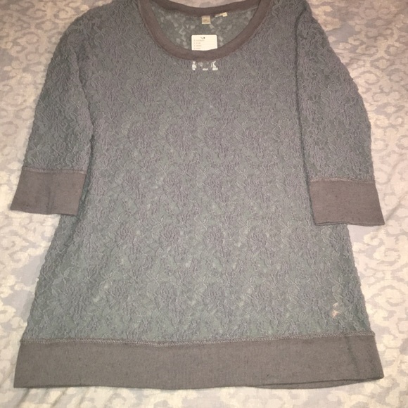 Anthropologie lace top