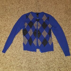 New York & Co Sparkling Holiday Cardigan