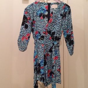Silk Floral Romper