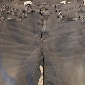 Gray Gap True Skinny Jeans