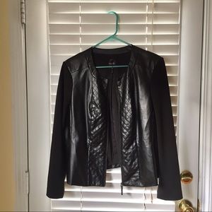 Faux Leather Jacket Rafaella
