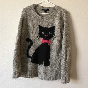 Forever 21 cat sweater Size M