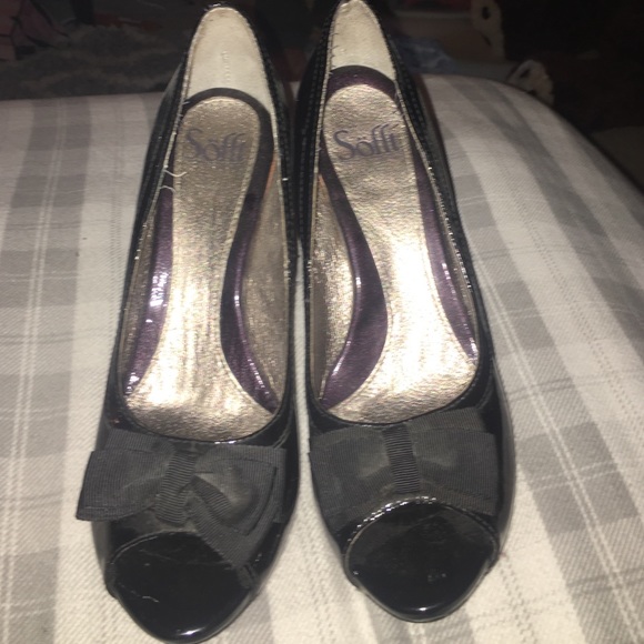 Söfft 3/4 inch open toed heels