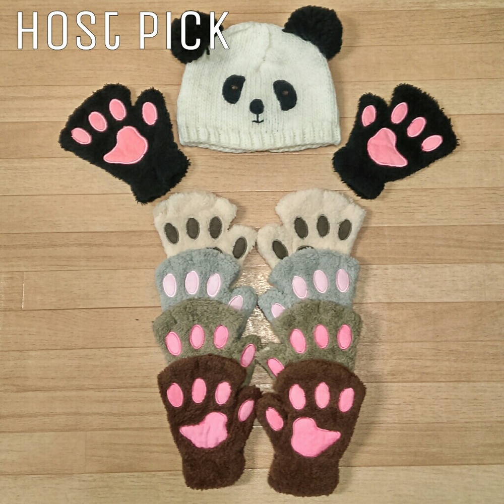 Paw Gloves (Bear/Cat Paws)