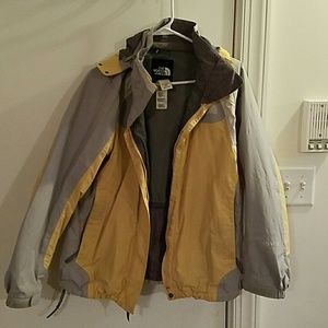 North Face women's medium yellow shell