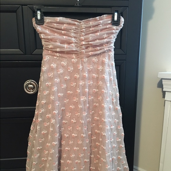 Free People Strapless Lace Dress