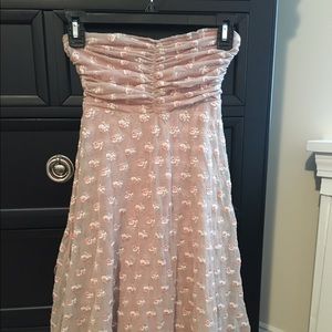 Free People Strapless Lace Dress