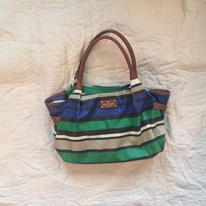 Kate Spade Cool-Color Striped Purse