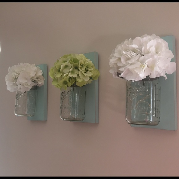 Masons jar wall decor