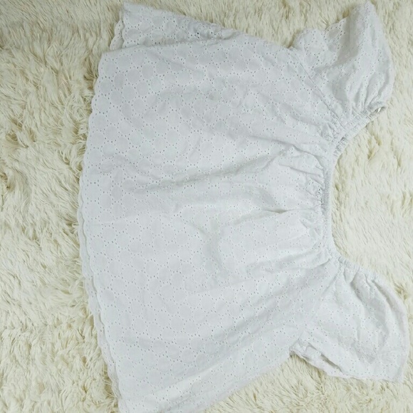 Zara cold shoulder crop top