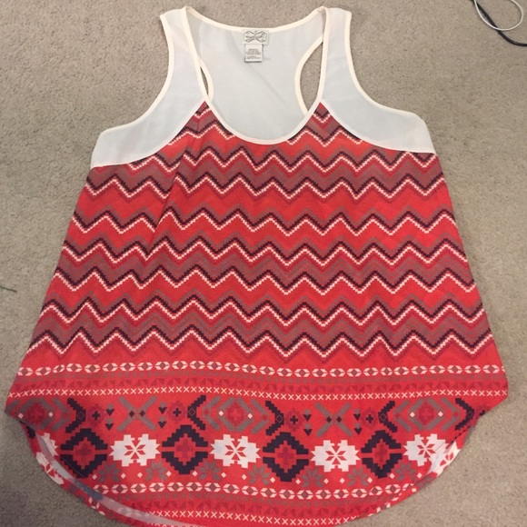 Silk cream short sleeve tank - Picture 1 of 3