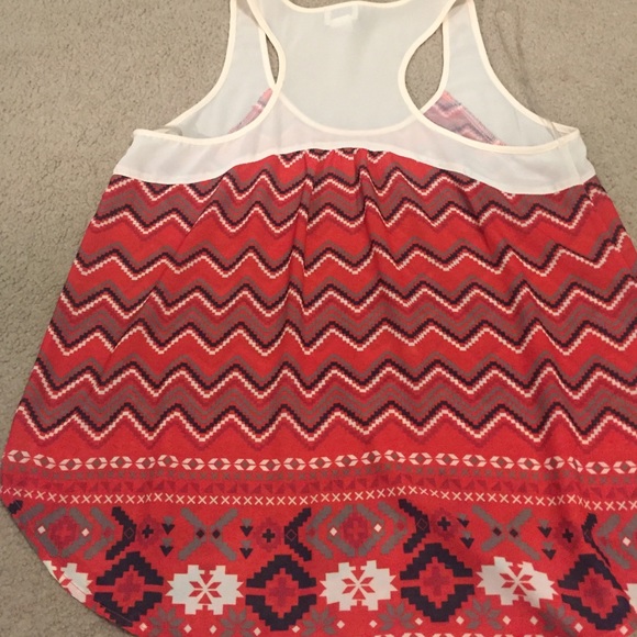 Silk cream short sleeve tank - Picture 3 of 3