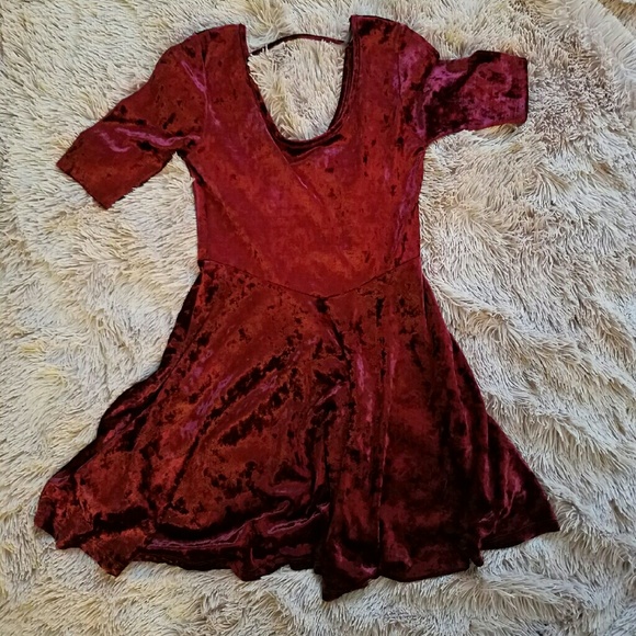 Red Velvet Dress