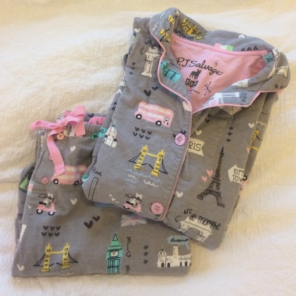 PJ Salvage Flannel Pajamas NEW