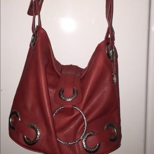 Burgundy/red BigBuddha bag. used/close to perfect