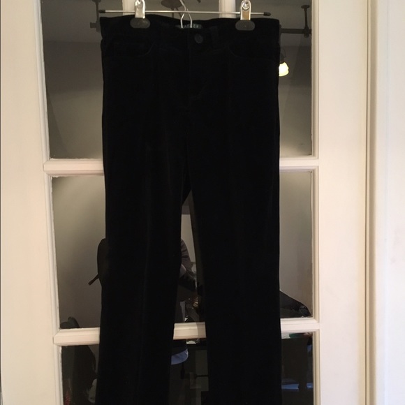 Lauren Ralph Lauren 2petite black velvet pants
