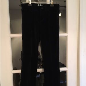 Lauren Ralph Lauren 2petite black velvet pants