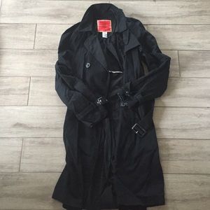 Black trench coat