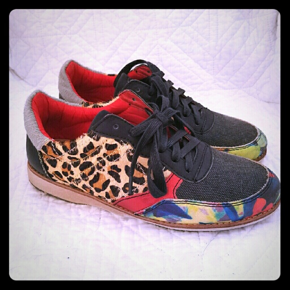 Rollie Australia - Canvas & Leopard Calf Hair