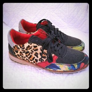 Rollie Australia - Canvas & Leopard Calf Hair