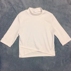 White crop top