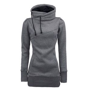 Gray Pullover Hoodie Sweater