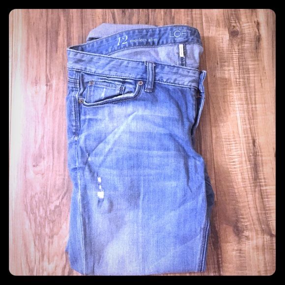 LOFT modern slim fit jeans