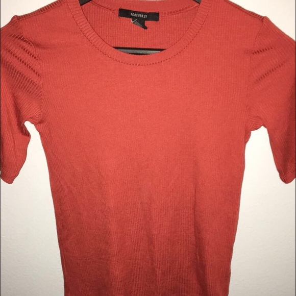 Pumpkin orange shirt