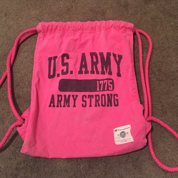 Pink U.S. Army sling bag