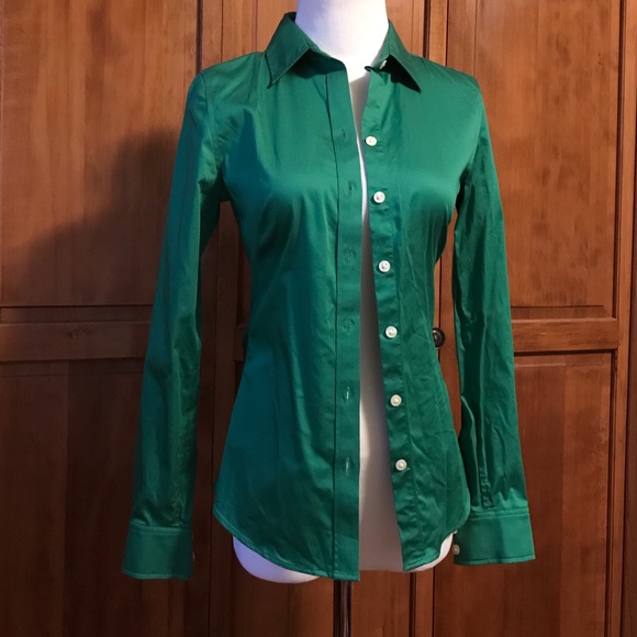 Banana Republic Green Button-down Shirt | Size 0