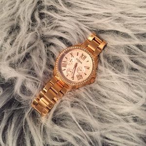 NWOT Rose Gold Fossil Watch