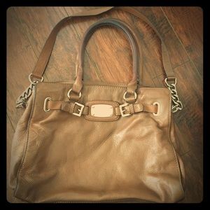 Brown leather Michael Kors purse