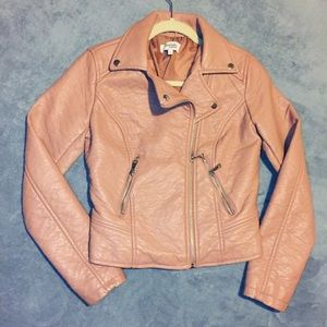 Faux leather jacket