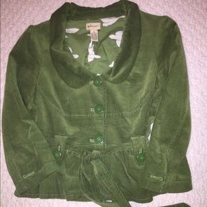 Anthropologie corduroy jacket