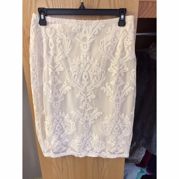 Forever 21 Long Body Con Skirt