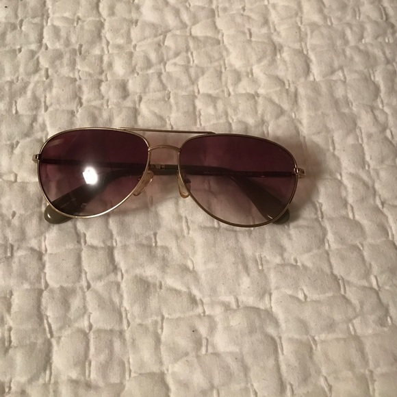 Marc Jacobs Gold Aviator Sunglasses