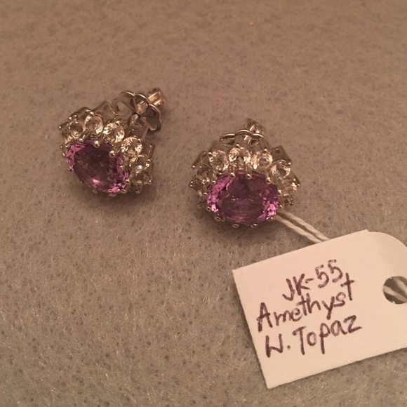 Amethyst Earrings - Picture 1 of 4