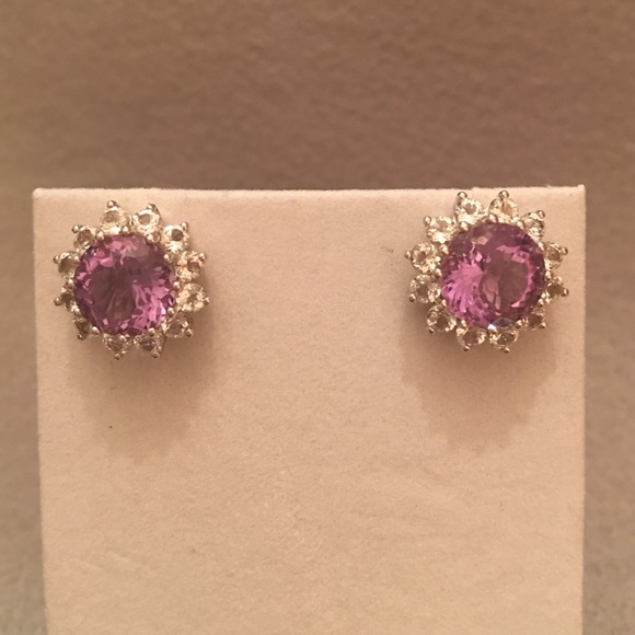 Amethyst Earrings - Picture 3 of 4