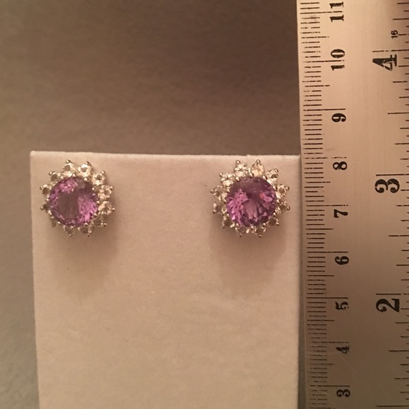 Amethyst Earrings - Picture 4 of 4